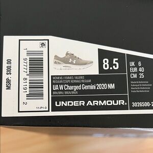 Under Armour Women's Charged Gemini 2020 NM - Brown